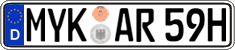 German license plate, Plates for oldtimers (type 