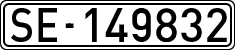 License plates of Spain, 1900 year series