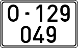 License plates of Spain, 1900 year series