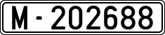 License plates of Spain, 1900 year series