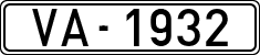 License plates of Spain, 1900 year series
