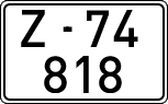 License plates of Spain, 1900 year series