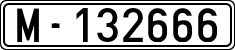 License plates of Spain, 1900 year series