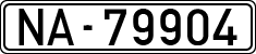 License plates of Spain, 1900 year series