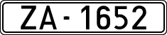 License plates of Spain, 1900 year series