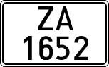 License plates of Spain, 1900 year series
