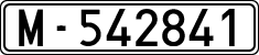 License plates of Spain, 1900 year series