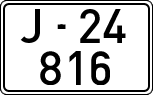 License plates of Spain, 1900 year series