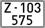 License plates of Spain, 1900 year series