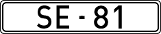 License plates of Spain, 1900 year series