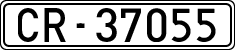 License plates of Spain, 1900 year series