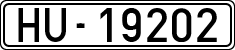 License plates of Spain, 1900 year series