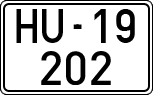 License plates of Spain, 1900 year series
