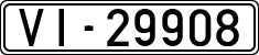 License plates of Spain, 1900 year series