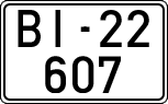 License plates of Spain, 1900 year series