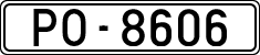 License plates of Spain, 1900 year series