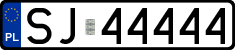 License plates of Poland, Regular car plates