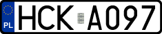 License plates of Poland, Authorities