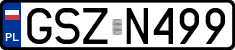 License plates of Poland, Regular car plates