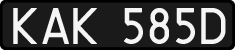 License plates of Poland, 1976 year system