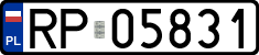 License plates of Poland, Regular car plates