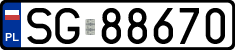 License plates of Poland, Regular car plates