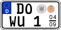 German license plate, Seasonal plates