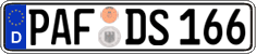 German license plate, Regular plates