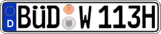 German license plate, Plates for oldtimers (type 