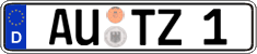 German license plate, Regular plates