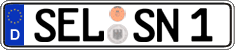 German license plate, Regular plates