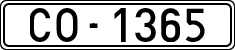 License plates of Spain, 1900 year series