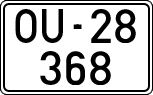 License plates of Spain, 1900 year series