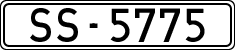 License plates of Spain, 1900 year series