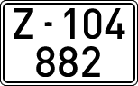 License plates of Spain, 1900 year series