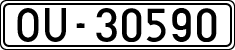 License plates of Spain, 1900 year series
