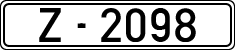 License plates of Spain, 1900 year series