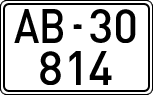 License plates of Spain, 1900 year series