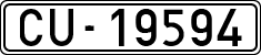 License plates of Spain, 1900 year series