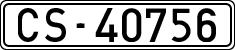 License plates of Spain, 1900 year series
