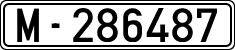 License plates of Spain, 1900 year series