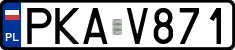 License plates of Poland, Regular car plates