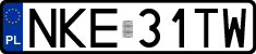 License plates of Poland, Regular car plates