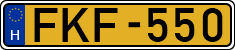 license plates of Hungary, Commercial vehicles (1990)