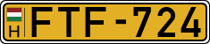 license plates of Hungary, Commercial vehicles (1990)