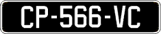 French license plate, SIV (oldtimers)