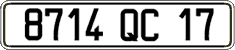 French license plate, FNI