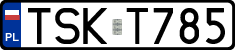 License plates of Poland, Regular car plates