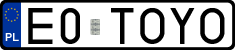 License plates of Poland, Vanity Plates