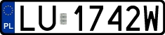 License plates of Poland, Regular car plates